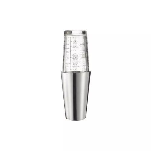 Shaker de cocktailuri Westmark din 2 pieseBOOGIE, sticlă / oțel inoxidabil, 350 ml