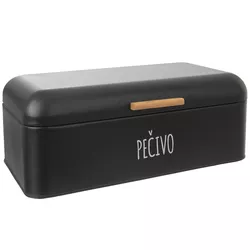 Cutie de pâine Orion BLACK din metal, 42 x 24 x ,