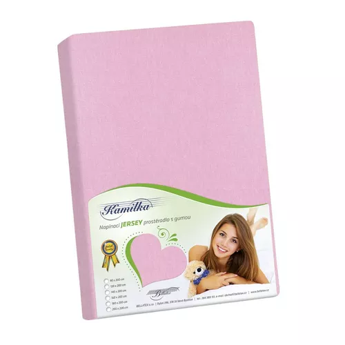 Cearceaf frotir Kamilka, roz, 160 x 200 cm