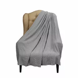 Pătură Matex Scotty gri, 150 x 125 cm