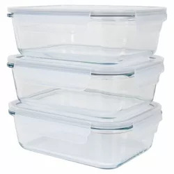 Set 3 recipiente de sticlă Classbach FHD 4020
