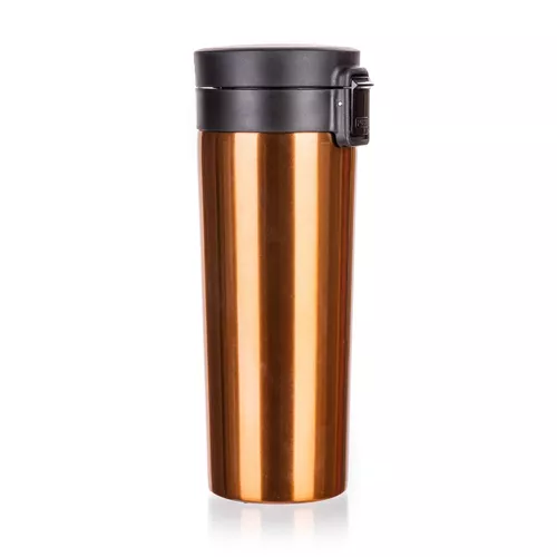 Cană de călătorie cu perete dublu Banquet ARCUS450 ml , cupru