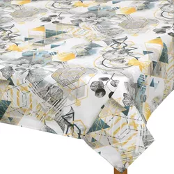Față de masă Bellatex EMA Triunghiuri gri, 70 x 70 cm, 70 x 70 cm