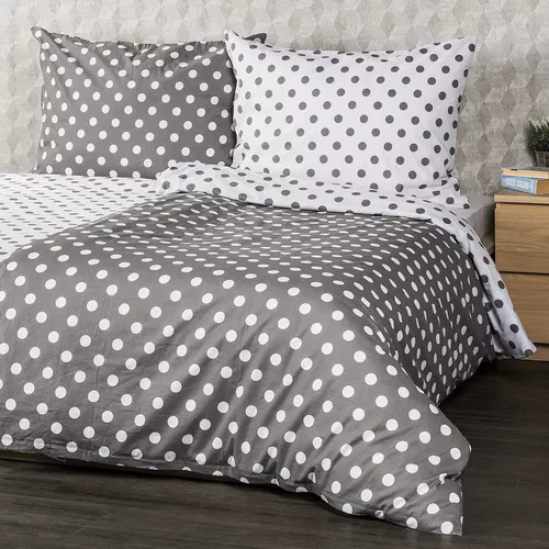 4Home Buline gri, 140 x 200 cm, 70 x 90 cm