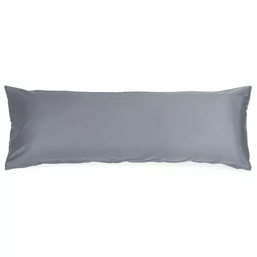 Faţă de pernă 4Home, pentru pernă de relaxare Soţ de rezervă, satin gri, 50 x 150 cm