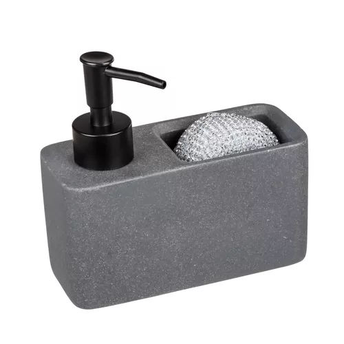 Dozator săpun Wenko Resa cu spațiu pentru burete, ,