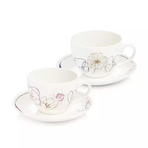 Set de 2 cești cu farfurie Tescoma  myCOFFEE, Blossoms