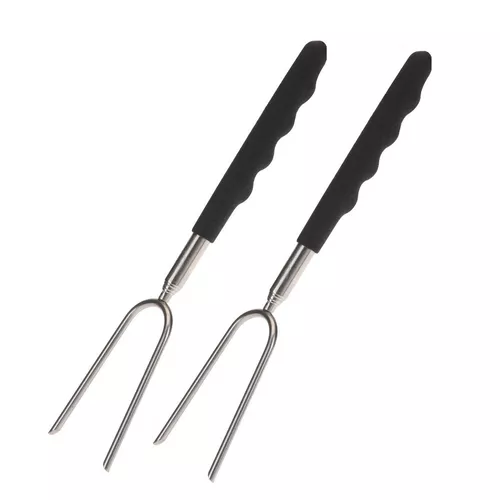 Set furculite telescopice pentru grătar, 2 buc