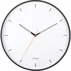 Ceas de perete Karlsson 5940BK de design 40 cm ,negru