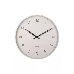 Ceas de perete Karlsson 5950WG de design 40 cm , gri