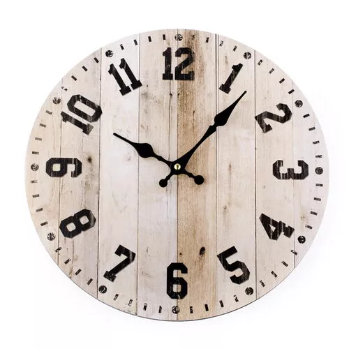 Ceas de perete Woody, 34 cm