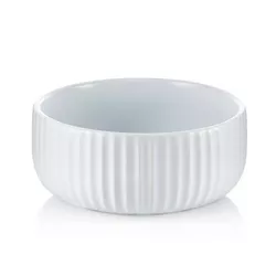 Castron ceramic Kela Maila 16,5 cm, alb