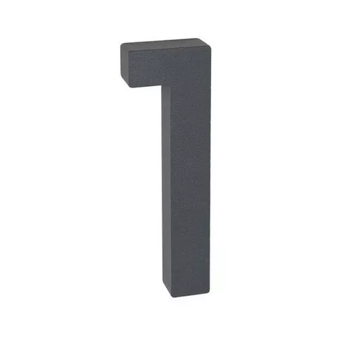Număr aluminiu de casă suprafață în relief 3D