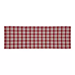 Traversă de masă Happy check bordo/negru , 35 x 120 cm, 35 х 120 cm