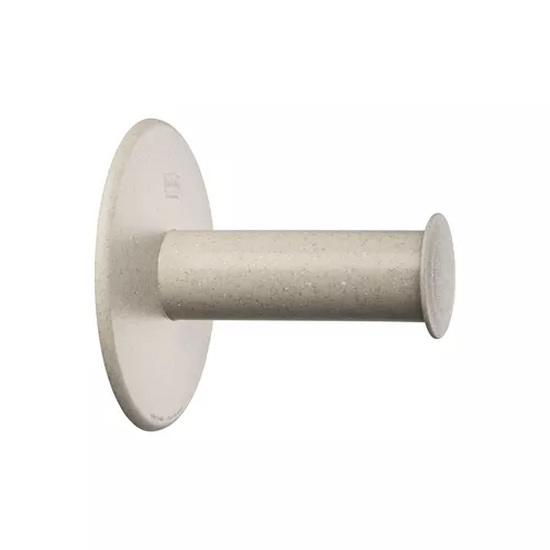 Suport de hârtie igienică Koziol Plug´n´rollOrganic, bej, 13,5 x 13 cm