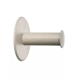 Suport de hârtie igienică Koziol Plug´n´rollOrganic, bej, 13,5 x 13 cm