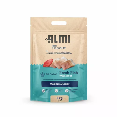 Granule cu alge marine ALMI Medium Junior, 3 kg