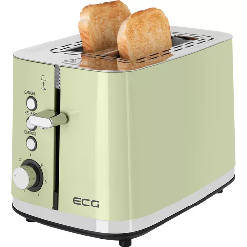 Prăjitor de pâine ECG ST 2766 Vintage Olive