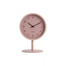 Ceas de masă de design Karlsson 5951PI 23 cm, roz
