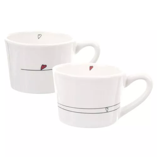 Set de 2 căni Orion Linii,  230 ml