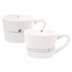 Set de 2 căni Orion Linii,  230 ml