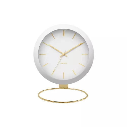 Ceas de design, de masă, Karlsson KA5832WH, 25 cm
