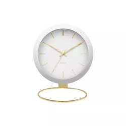 Ceas de design, de masă, Karlsson KA5832WH, 25 cm