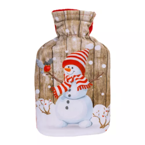 Thermophore cu capac din fleece Snowman