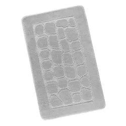 Bellatex Covor de baie Bany Tile gri deschis, 60 x100 cm