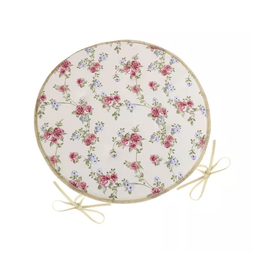Pernă rotundă pentru scaun Bellatex DITA, 40 cm,Smooth Rose , 40 cm