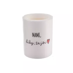 InDecor Lumânare cu aromă MAMI, mulțumesc pentrucă ești tu, 8 x 10 cm