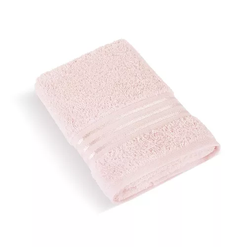 Prosop frotir Bellatex colecția Linie roz deschis, 70 x 140 cm