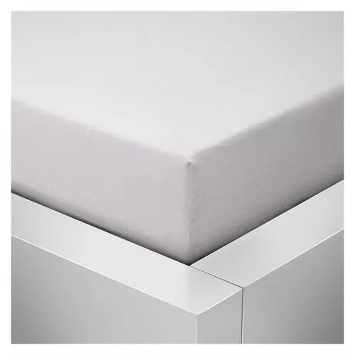 Cearșaf jersey Standard alb, 90 x 200 cm
