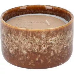 Lumânare în recipient din ceramică Luxury, Autumn leaves, 390 g