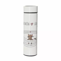 Termos din oțel inoxidabil Orion Infinite love Cat, 0,4 l