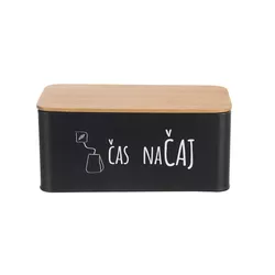 Doză de tablă Timp pentru ceai Orion  BLACK