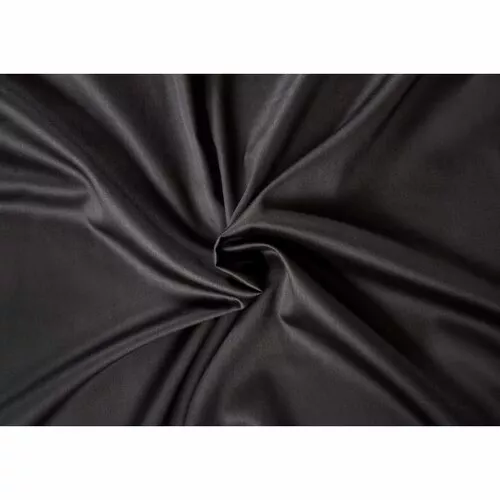 Cearșaf de pat Kvalitex Luxury collection, satin negru, 180 x 200 cm + 15 cm, 180 x 200 cm