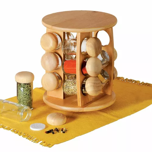 Set dozatoare de condimente Orion, cu stativ, 12 piese