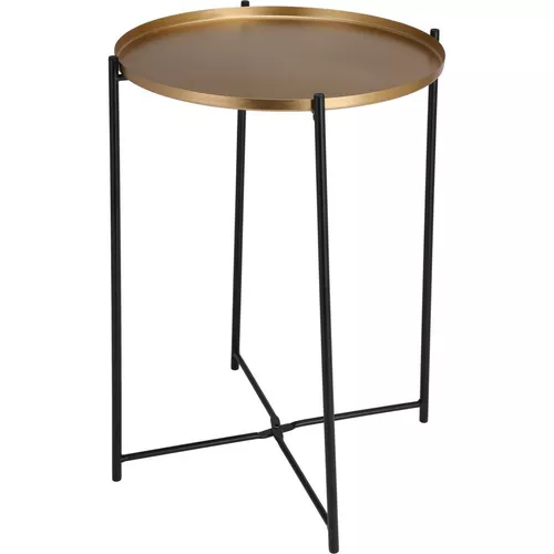 Masă de cafea din metal Gabriel, 35 x 47 x 35 cm