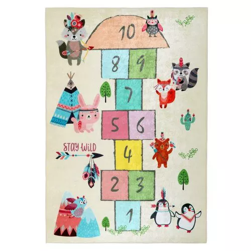 Covor pentru copii Bellatex Indian game multicolor, 100 x 150 cm