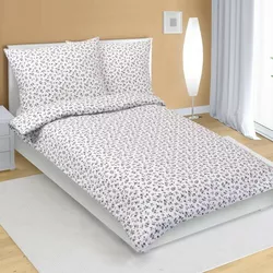 Lenjerie de pat Bellatex Flanel Rose red , 140 x200 cm, 70 x 90 cm