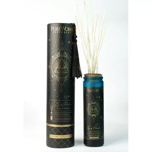 Difuzor organic Sage&White Tea 100 ml cubaghete de salcie