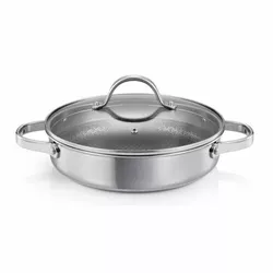 Tigaie adâncă cu capac Tescoma SteelCRAFT diametru 28 cm, 2 mânere