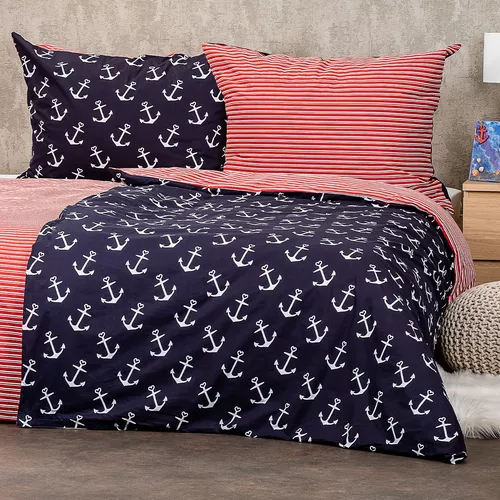 Lenjerie de pat din bumbac 4Home Marine , 140 x200 cm, 70 x 90 cm