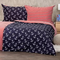 Lenjerie de pat din bumbac 4Home Marine , 140 x200 cm, 70 x 90 cm