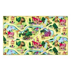 Covor copii Satul din poveste, 80 x 120 cm, 80 x 120 cm