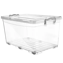 Orion Cutie de depozitare din plastic cu roți, 80 l