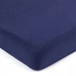 Cearșaf de pat 4Home jersey albastru închis, 90 x 200 cm