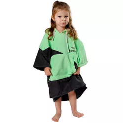Towee Poncho copii surf Double, verde, 50 x 60 cm