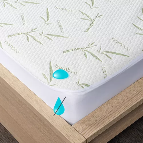 Protecție saltea 4Home Bamboo impermeabilă cu bordură, 160 x 200 cm + 30 cm